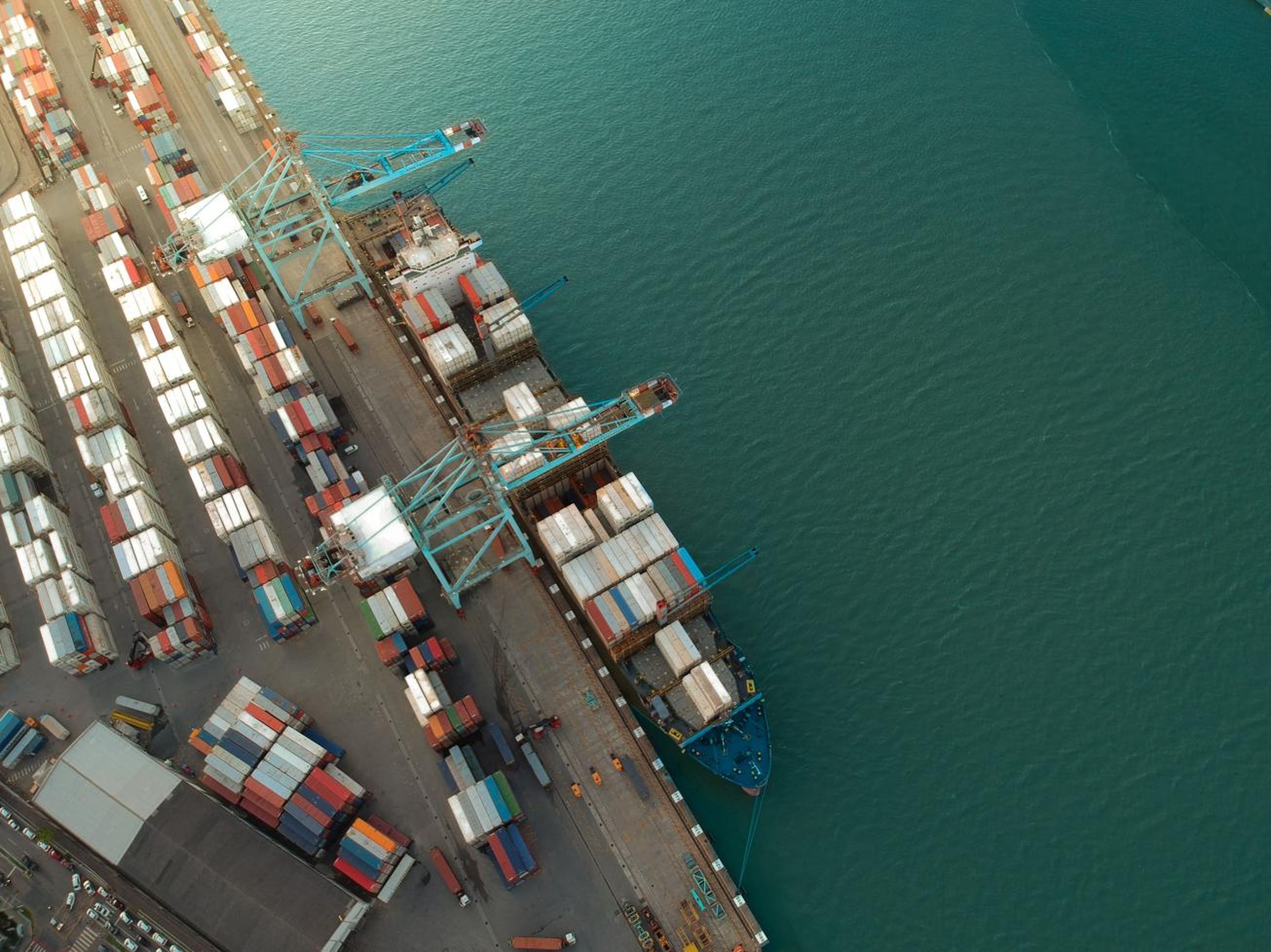 Cross-border supply chain — global port operations